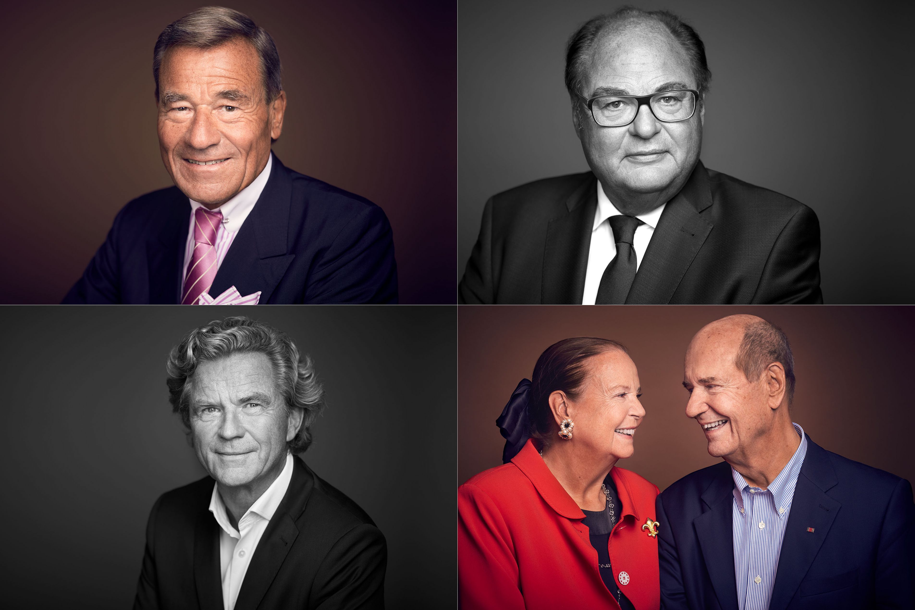 Gründerpreis Kuratorium / Wolfgang Grupp, Michael Lindner, Dr. Florian Langenscheidt sowie Rosely und Dr. Folkart Schweizer © Benno Kraehahn, Berlin